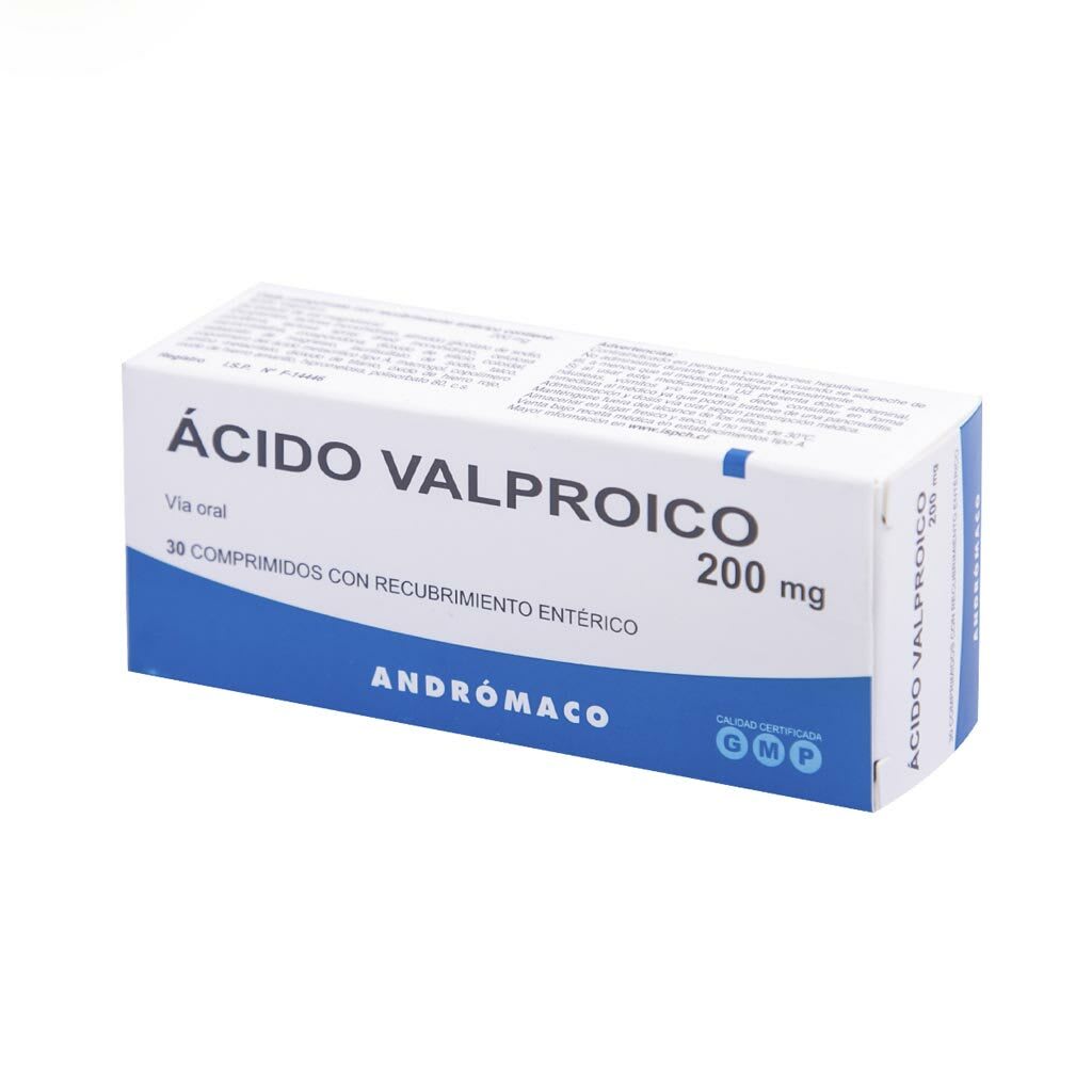 Acido Valproico COM 200mg 30 comprimidos