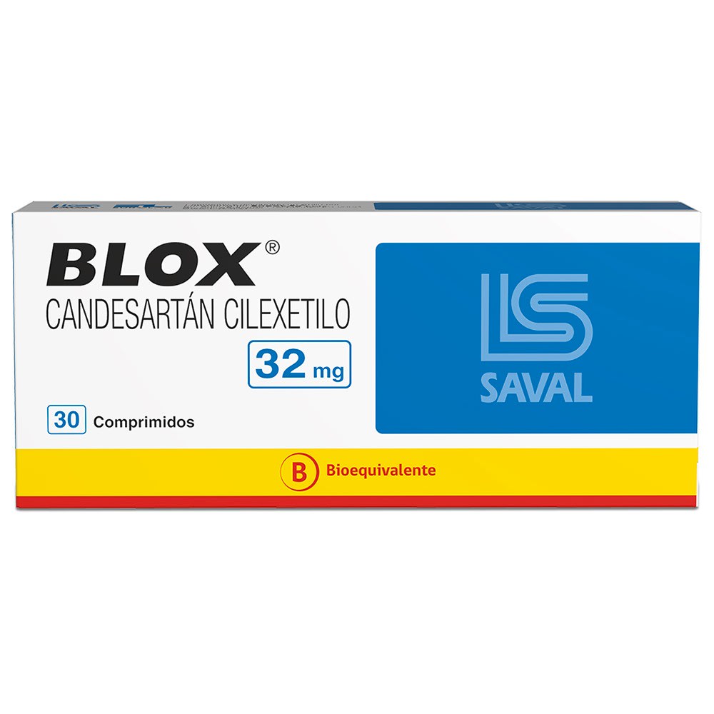 BLOX com 32mg 30 Comprimidos (Candesartan)