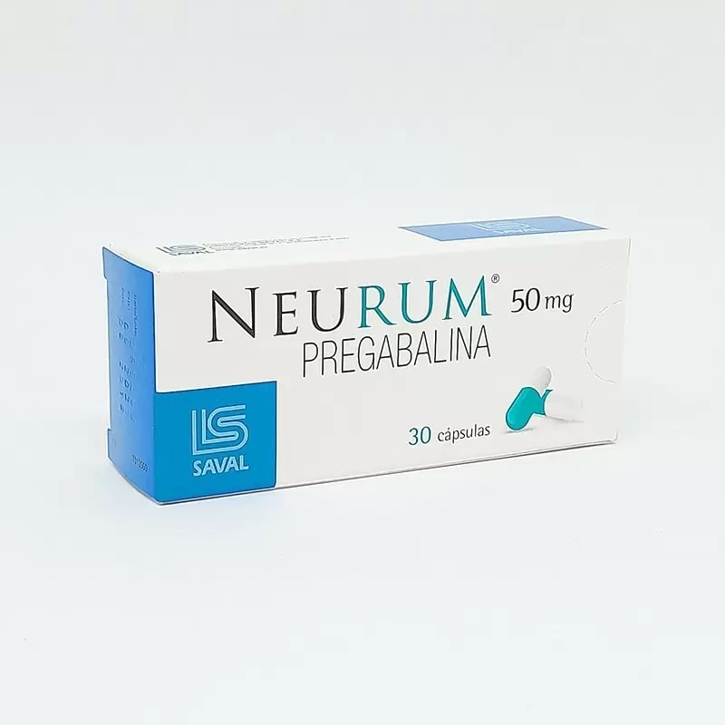 NEURUM CAP 50mg 30 (Pregabalina)