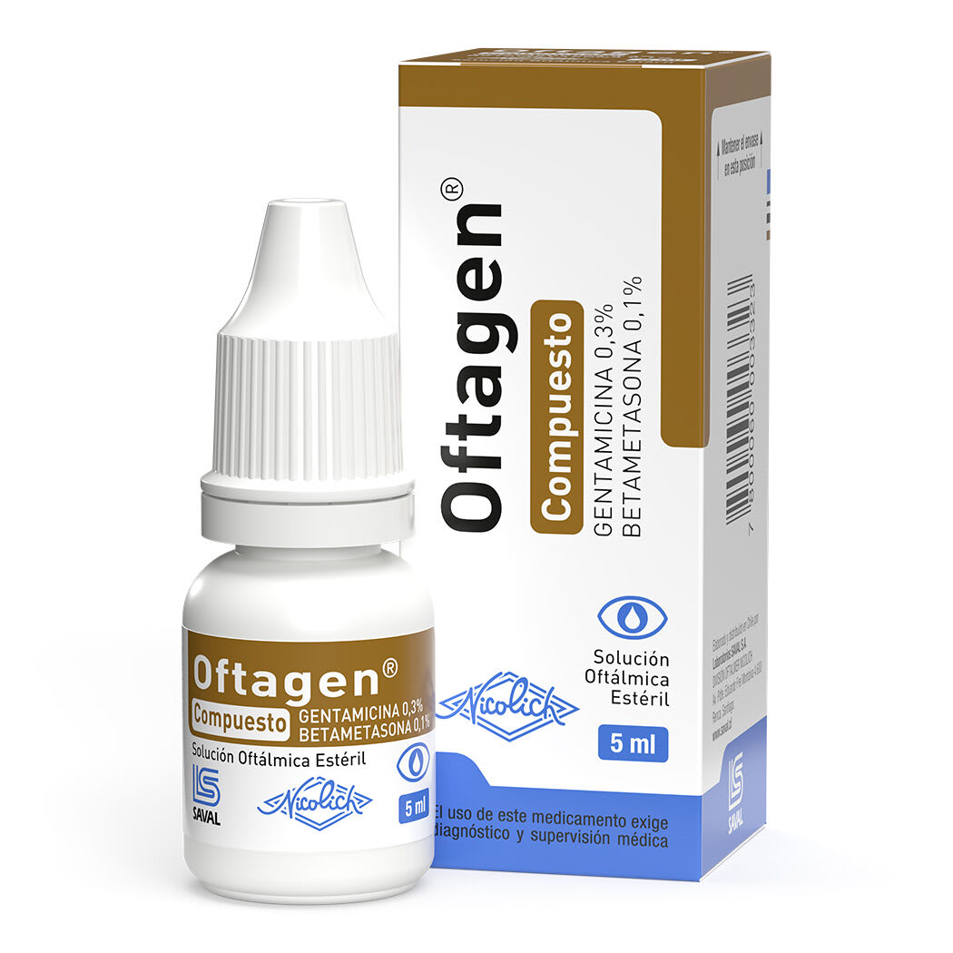 Oftagen Comp Sol Oftalm 5mL Gentamic Betametas