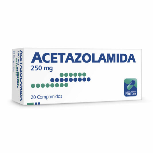 Acetazolamida COM 250mg 20 Comprimidos [CHILE]