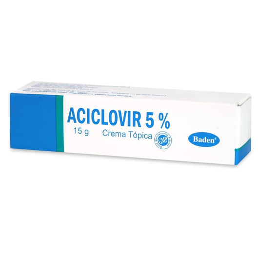 Aciclovir crema topica 5 % 15 GRAMOS [ASCEND]