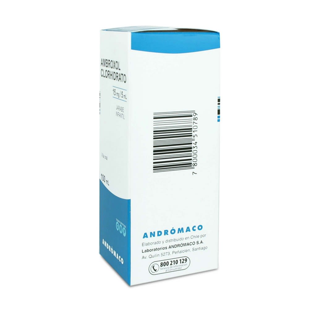 AMBROXOL PED JBE 15MG 100 mL [ASCEND]