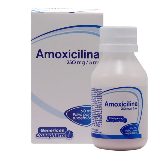 Amoxicilina POLVO SUSP 250mg/5mL 60 mL [MDC]