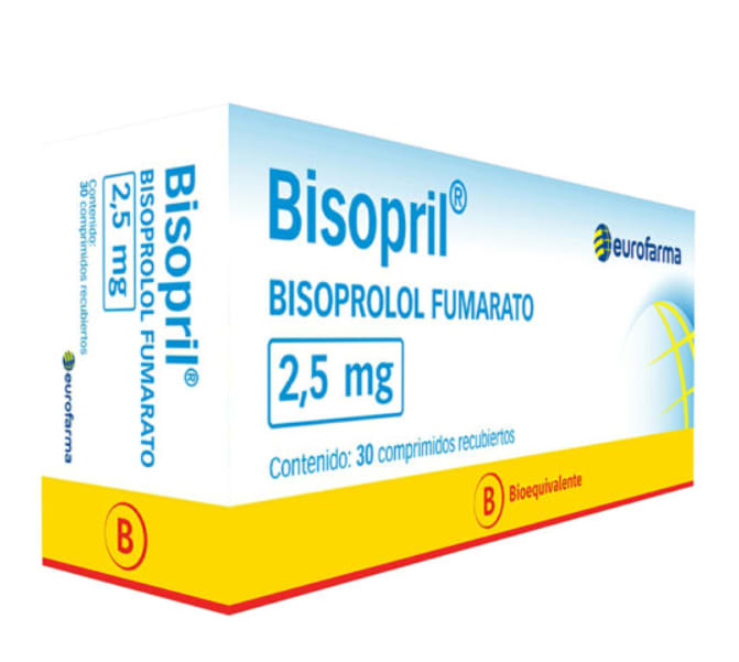 BISOPRIL COM REC 2,5MG 30 [EUROFARMA]