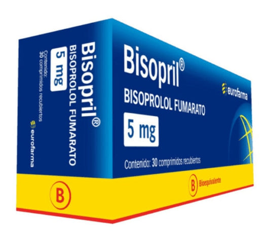 BISOPRIL COM REC 5 MG 30 [EUROFARMA]