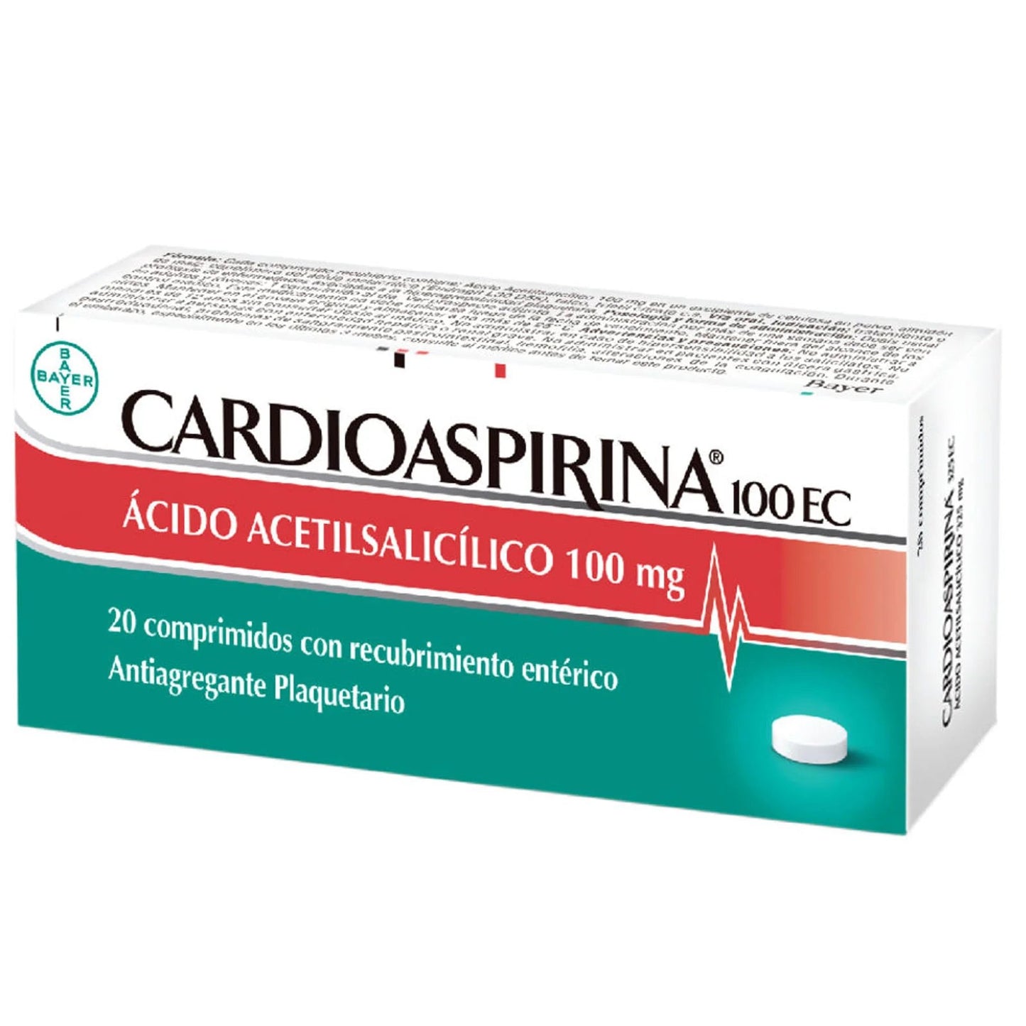 Cardioaspirina 100 mg  20 Comp recubrimiento enterico