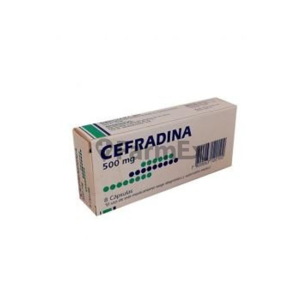 Cefadrina 500 mg x 8 Cápsulas [MILAB]