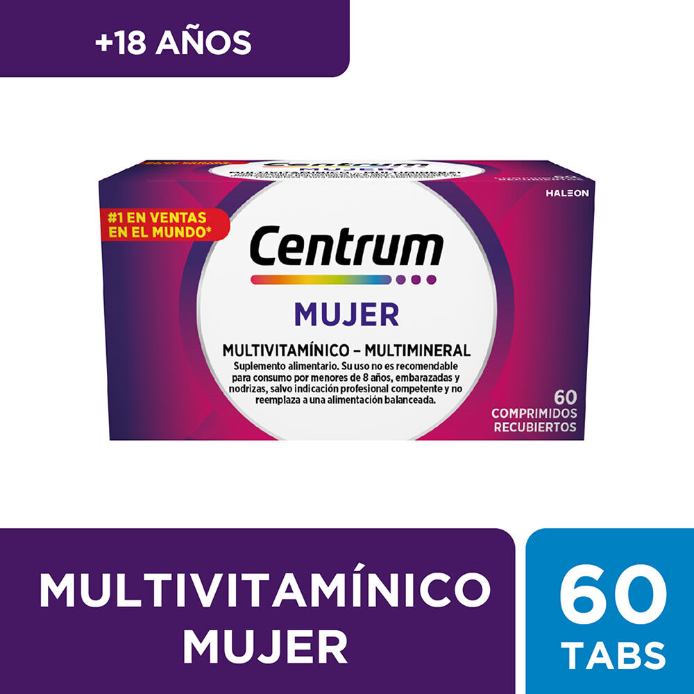 Centrum Mujer x 60 COM Recubiertos