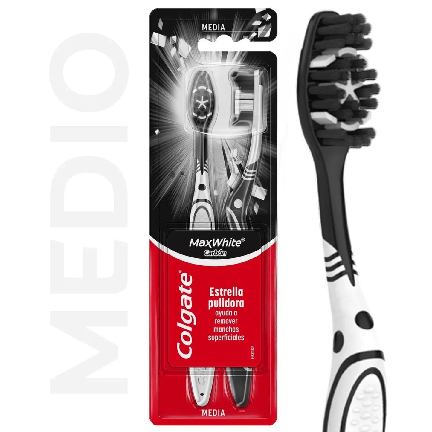 CEPILLO DE DIENTES MAXWHITE CARBON 2 UNIDADES COLGATE