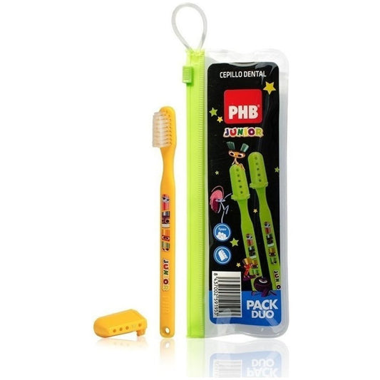 Cepillo Dental Junior Con Estuche Phb Pack Duo