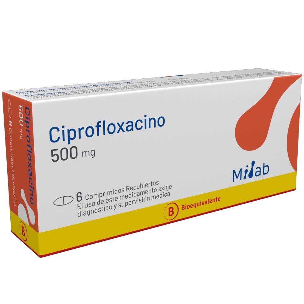 Ciprofloxacino COM 500 mg [CHILE]
