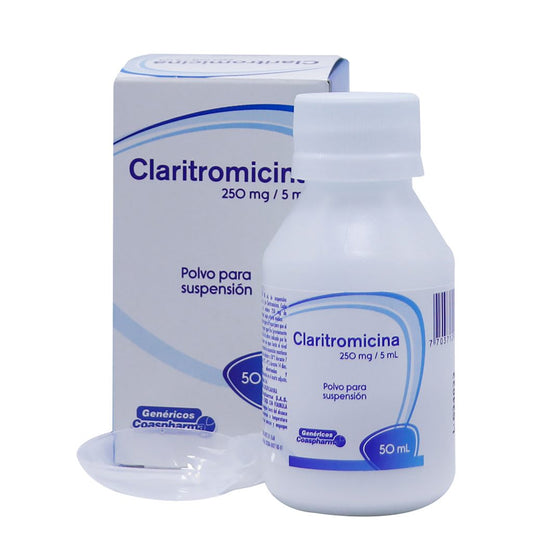 Claritromicina POLVO SUSP 250mg/5mL [VITAFARMA]