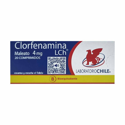 Clorfenamina Com 4 mg [CHILE]