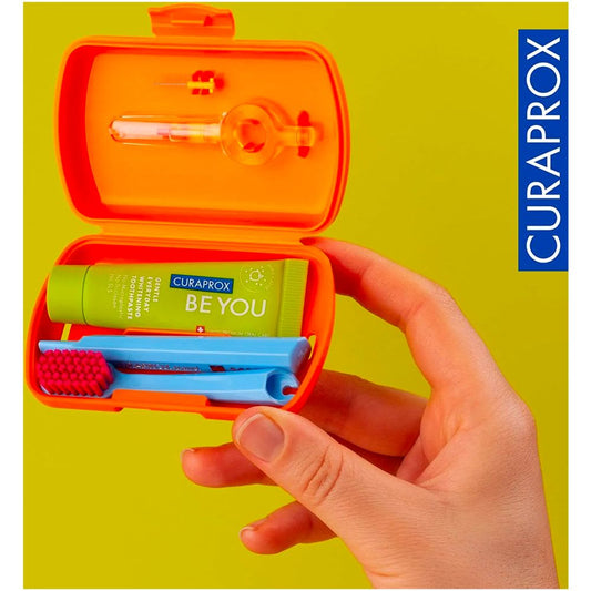 Curaprox Set De Viaje Color Naranja