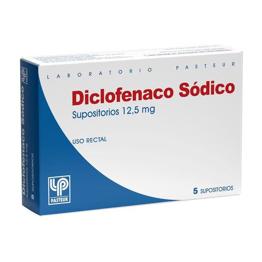 Diclofenaco Sodico Supositorio 12,5mg  [PASTEUR]