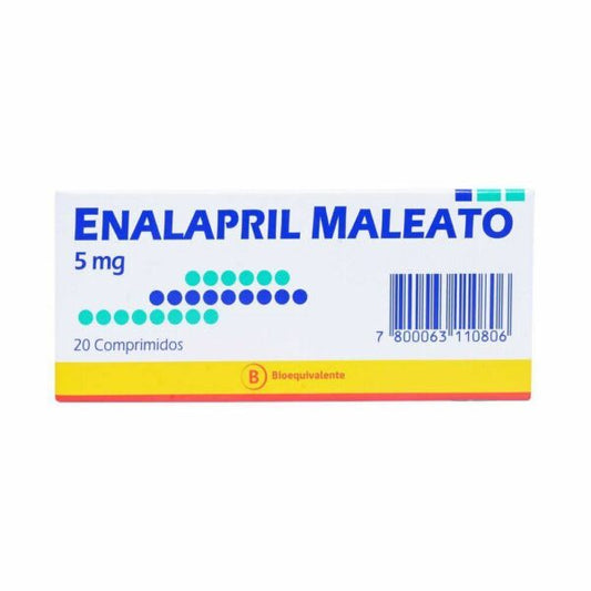 Enalapril 5mg x 20Comp [MILAB]