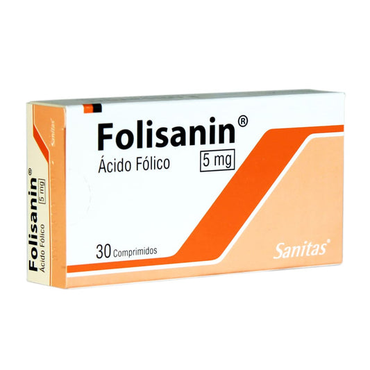 FOLISANIN COM 5 mg 30 Comprimidos