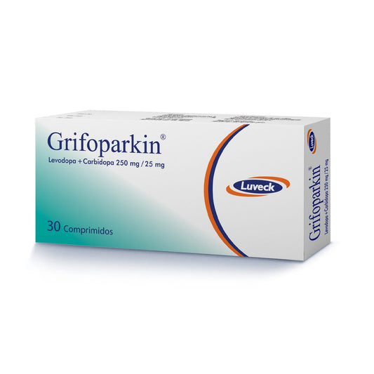 GRIFOPARKIN COM 250mg/25mg 30 Comprimidos