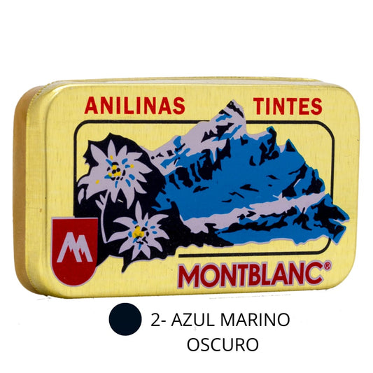 Mont Blanc Anilina AZUL M Oscuro