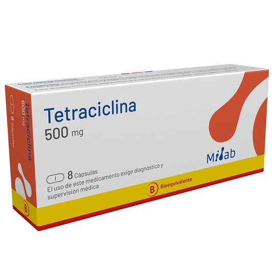Tetraciclina COM 500mg [MILAB]