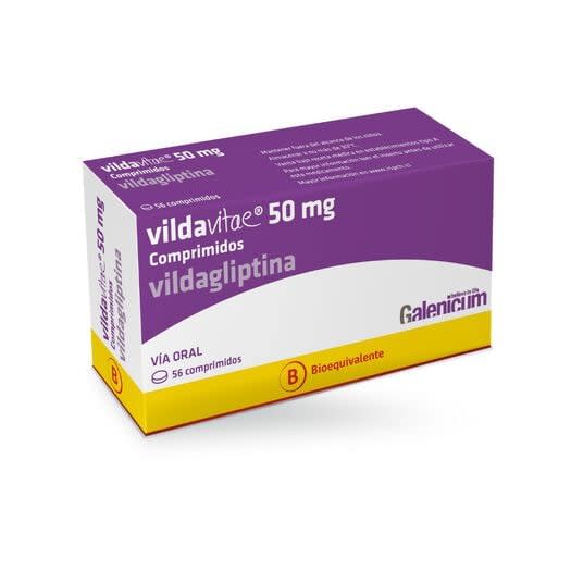 VILDAVITAE BE COM 50MG 56 (Vildagliptina)