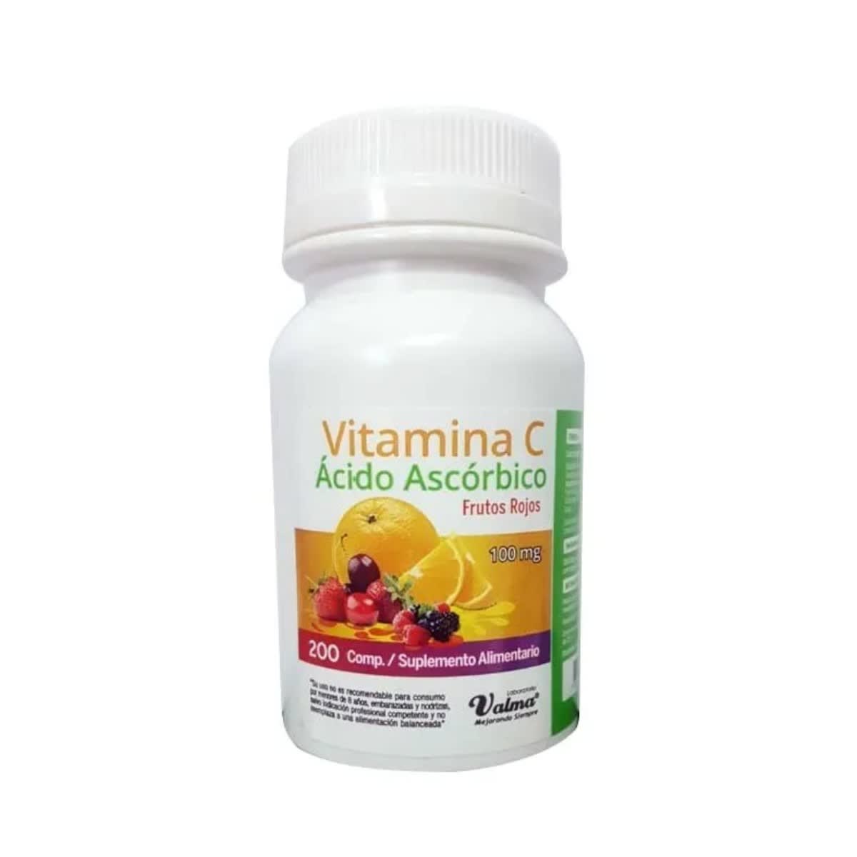 Vitalce 100mg COM 200 (VITAMINA C)